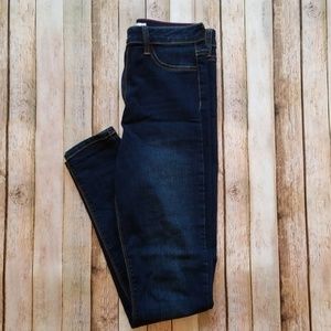 High Waisted Dark Denim Jean